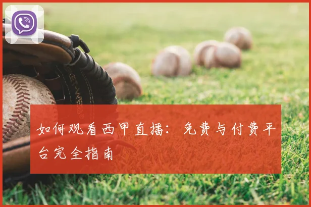 如何观看西甲直播：免费与付费平台完全指南